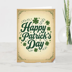 Gelukkige Patricks Dag Groene Kaart