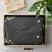 Gelukkige Pawholidays, Gouden glanzende Paw Kerstb Tissuepapier (Geschenk)