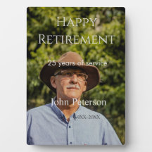 Gelukkige pensioenfoto naam jaar van dienst