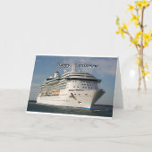 Gelukkige pensionering: cruiseschip 3 kaart (Gele Bloem)