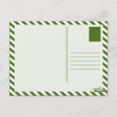 gelukkige pensionering (diamantStriped) Briefkaart (Achterkant)