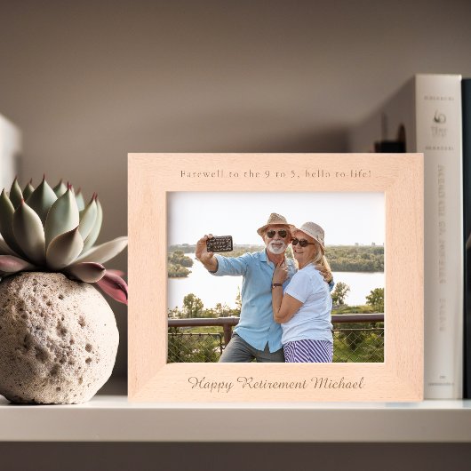 gelukkige pensionering | Gepersonaliseerd Gegraveerde Lijstjes