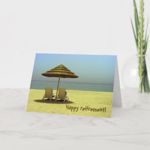 Gelukkige pensionering! kaart
