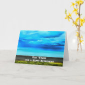 Gelukkige Pensionering over OceaanKaart Kaart (Gele Bloem)