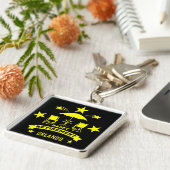 Gelukkige pensionering sleutelhanger (Zijkant)