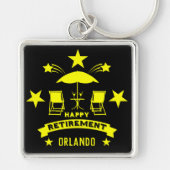 Gelukkige pensionering sleutelhanger (Voorkant)