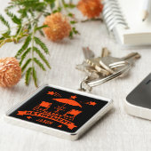 Gelukkige pensionering sleutelhanger (Zijkant)