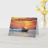 Gelukkige Pensionering, Vissersboot, Florida, Kaart (Gele Bloem)