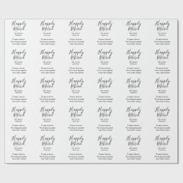 Gelukkige pensionering voeg naam toe dienstjaren g cadeaupapier