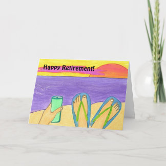 Gelukkige Pensionering! wenskaart Kaart