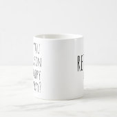 Gelukkige persoon op maandag Grappige Custom Pensi Koffiemok (Center)