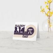 Gelukkige pi dag kaart (Gele Bloem)