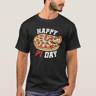 Gelukkige Pi Dag Pie Dag Pizza Wiskunde Pi Symbool T-shirt