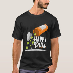Gelukkige pillen kikker eigenaar t-shirt