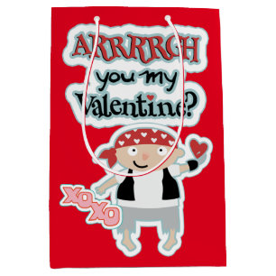 Gelukkige Piraat Valentijn Medium Cadeauzakje