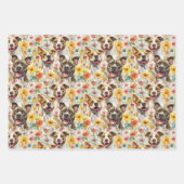 Gelukkige Pitbull honden, pitbulls Inpakpapier Vel (Voorkant 3)