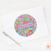 Gelukkige plak Sticker Labels (Envelop)