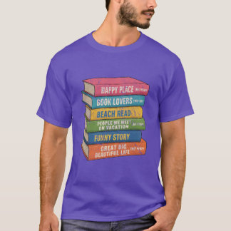 Gelukkige Plek Emily Henry Boek Liefhebbers T-shirt