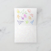 Gelukkige Pommerse Puppy Kerstmis Feestdagen Kaart (Binnen)