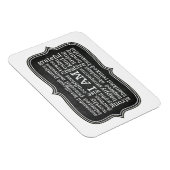 Gelukkige positieve gedachten IK BEN affirmaties Magneet (Rechterzijde)