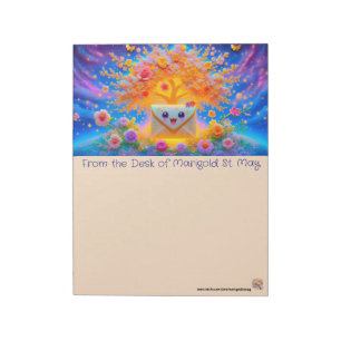 Gelukkige post envelop notitieblok