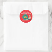 Gelukkige post in envelop sticker set (Tas)