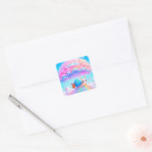 Gelukkige post Slakkenpost Stickers (Envelop)