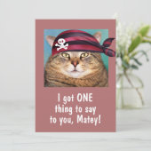 Gelukkige Praat Als Een Piraat Dag Kat (Staand voorkant)