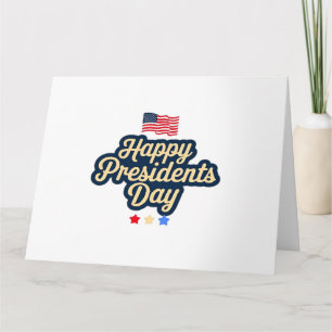 Gelukkige Presidentendag Klassieker Kaart