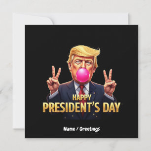 Gelukkige Presidentendag, vier Patriottisme Vrijhe Kaart