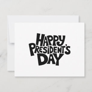 Gelukkige President's Day Classic Bedankkaart