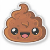 Gelukkige "Pudding" - Gelukkige Sprong Sticker (Voorkant)