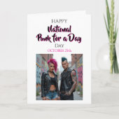 Gelukkige Punk voor een dag-dag | 25 oktober Kaart (Voorkant)