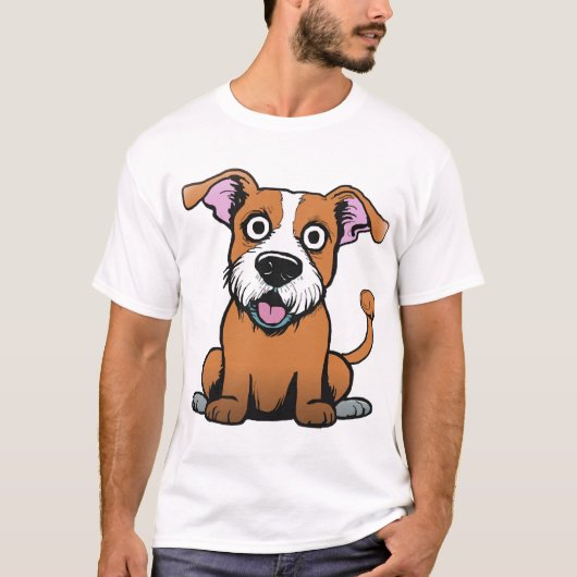 Gelukkige Pup Parade T-shirt (Voorkant)