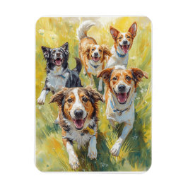 Gelukkige Puppies  Magneet