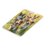 Gelukkige Puppies Magneet (Linkerzijde)
