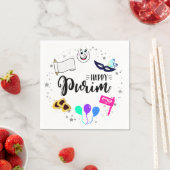 Gelukkige Purim Servet (Insitu)