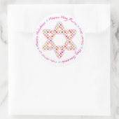 Gelukkige purim Sticker (Tas)