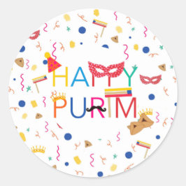gelukkige purim stickers