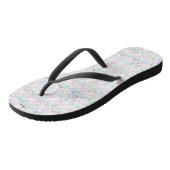 Gelukkige quilt teenslippers (Schuin)