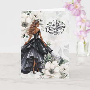 Gelukkige Quinceanera 15e verjaardag Klassiek Zwar Kaart