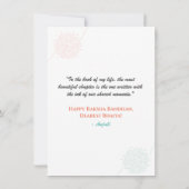 Gelukkige Raksha Bandhan Verwant Kaart (Achterkant)