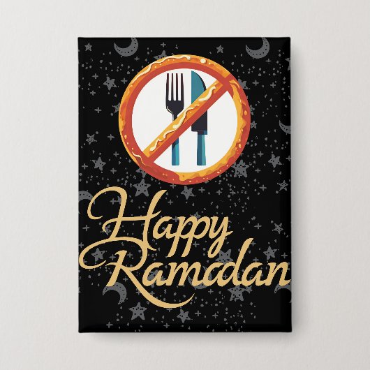 gelukkige Ramadan Button (Voorkant)