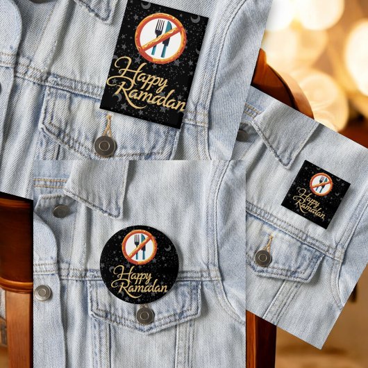 gelukkige Ramadan Button