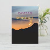 GELUKKIGE RAMADAN FEESTDAGENKAART (Staand voorkant)