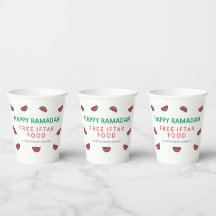 Gelukkige Ramadan Gratis Iftar met Duas Watermelon