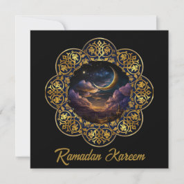 Gelukkige Ramadan Kareem en Eid Mubarak 2024 Kaart
