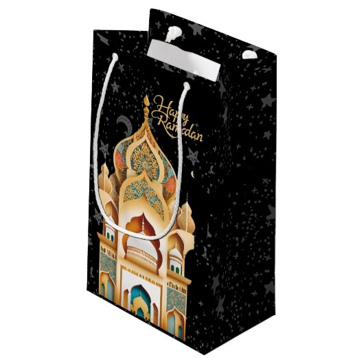 gelukkige Ramadan Klein Cadeauzakje (Achterkant Gekanteld)