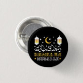 GELUKKIGE RAMADAN MUBARAK KAREEM 2026 RONDE BUTTON 3,2 CM (Voorkant /achterkant)