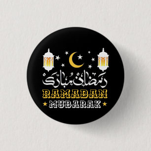 GELUKKIGE RAMADAN MUBARAK KAREEM 2026 RONDE BUTTON 3,2 CM